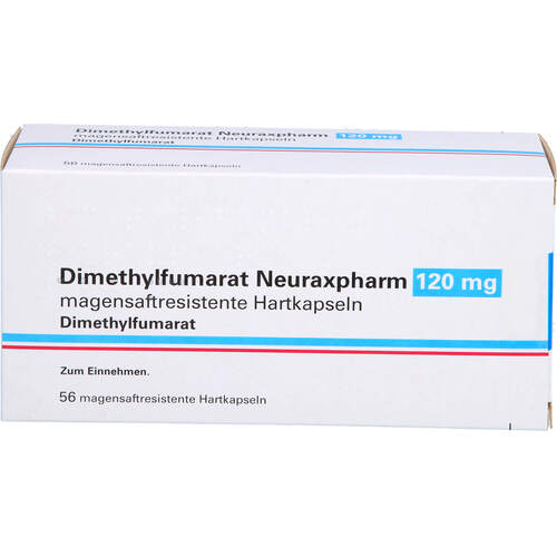Dimethylfumarat Neuraxpharm 120mg magensaftr.Hartk, 56 Stk., neuraxpharm Arzneimittel GmbH