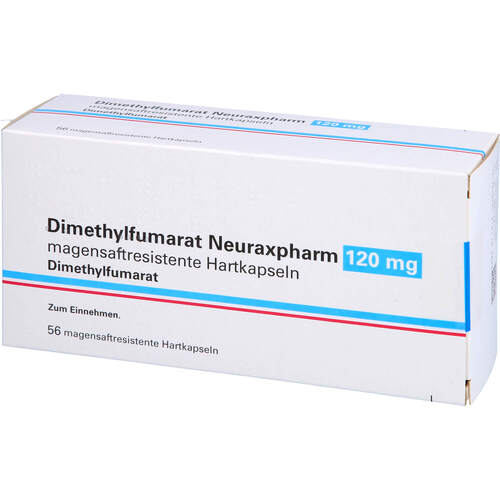 Dimethylfumarat Neuraxpharm 120mg magensaftr.Hartk, 56 Stk., neuraxpharm Arzneimittel GmbH