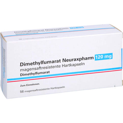 Dimethylfumarat Neuraxpharm 120mg magensaftr.Hartk, 56 Stk., neuraxpharm Arzneimittel GmbH