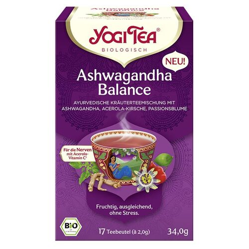 Yogi Tea Ashwagandha Balance Bio, 17x2,0 g, YOGI TEA GmbH