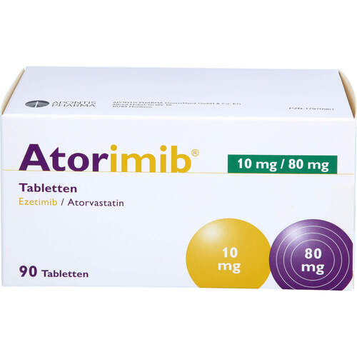 Atorimib 10 mg/80 mg Tabletten, 90 Stk., APONTIS PHARMA Deutschland GmbH & Co. KG