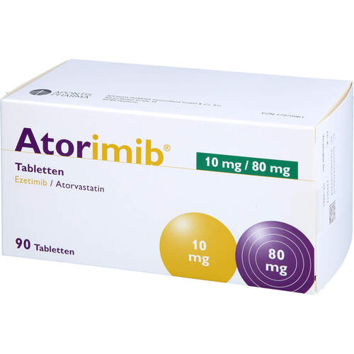 Atorimib 10 mg/80 mg Tabletten, 90 Stk., APONTIS PHARMA Deutschland GmbH & Co. KG