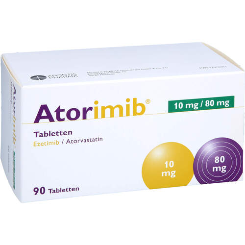Atorimib 10 mg/80 mg Tabletten, 90 Stk., APONTIS PHARMA Deutschland GmbH & Co. KG