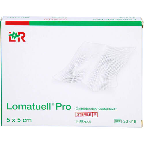 LOMATUELL PRO 5X5 CM STERIL, 8 Stk., Avitamed GmbH
