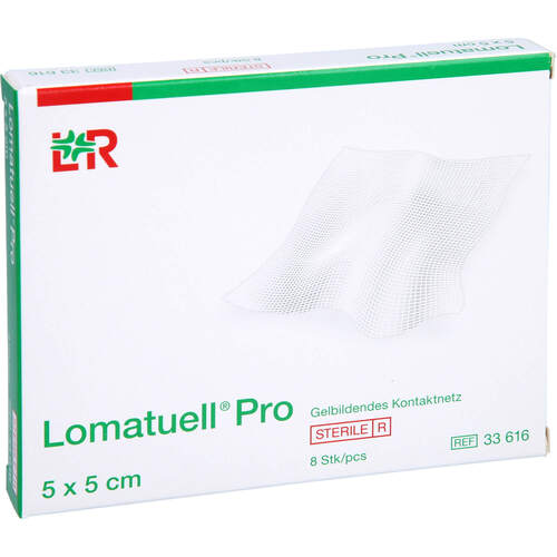 LOMATUELL PRO 5X5 CM STERIL, 8 Stk., Avitamed GmbH