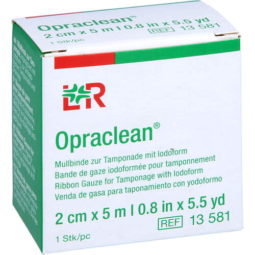 OPRACLEAN MULLBINDE Z.TAMPON.M.JODOFORM 2 CMX5 M, 1 Stk., Avitamed GmbH