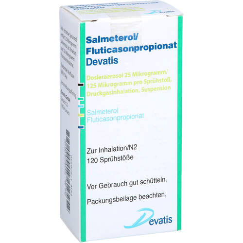 Salmeterol/Fluticasonpropionat Devatis 25ug/125ug, 1 Stk., Devatis GmbH