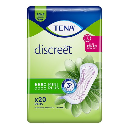 TENA Discreet Mini Plus Inkontinenz Einlagen, 6x20 Stk., Essity Germany GmbH