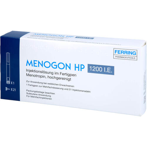 MENOGON HP 1200 I.E. Injektionslösung im Fertigpen, 1 ST, Ferring Arzneimittel GmbH