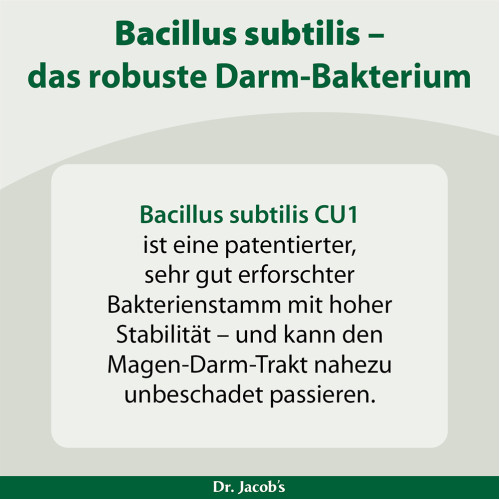 Bacillus subtilis plus Nattokinase-Enzym Vitamin K2 vegan, 60 Stk., Dr. Jacob's Medical GmbH