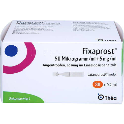 Fixaprost 50 Mikrogramm/ml + 5 mg/ml Augentr.EDP, 30x0,2 ml, Orifarm GmbH