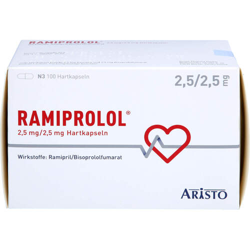 Ramiprolol 2.5 mg/2.5 mg Hartkapseln, 100 Stk., Aristo Pharma GmbH