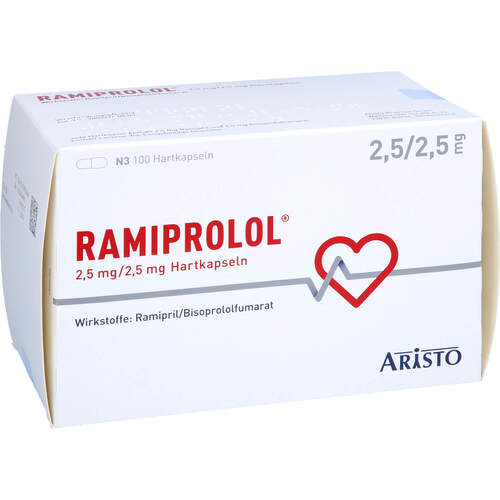 Ramiprolol 2.5 mg/2.5 mg Hartkapseln, 100 Stk., Aristo Pharma GmbH