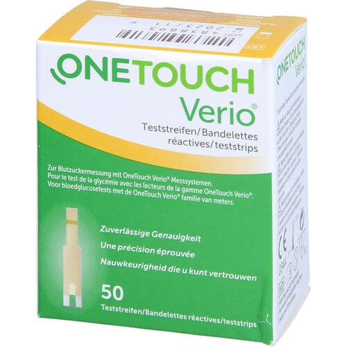 ONE TOUCH VERIO TESTSTREIFEN, 50 Stk., B2b Medical GmbH ONE TOUCH VERIO TESTSTREIFEN, 50 Stk., B2b Medical GmbH