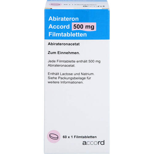 Abirateron Accord 500 mg Filmtabletten, 60 Stk., Accord Healthcare GmbH