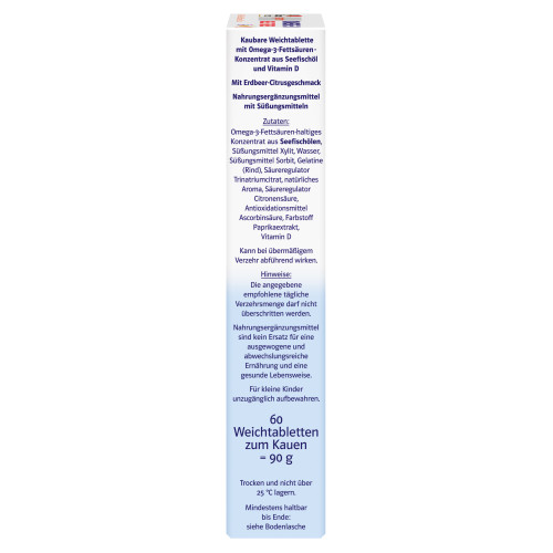 Doppelherz Omega-3 Gel-Tabs family Erdb.-Ci system, 60 Stk., Queisser Pharma GmbH & Co. KG