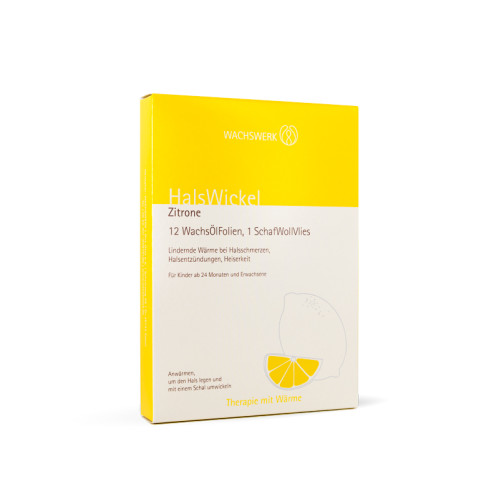 Halswickel Zitrone, 12 Stk., Wachswerk Dirk Otto e.K.