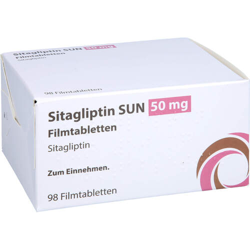 Sitagliptin SUN 50 mg Filmtabletten, 98 Stk., Sun Pharmaceuticals Germany GmbH
