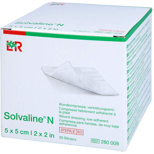 SOLVALINE N Kompressen 5x5 cm steril, 25 Stk., 1001 Artikel Medical GmbH