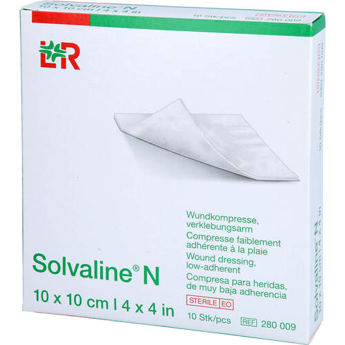 SOLVALINE N Kompressen 10x10 cm steril, 10 ST, 1001 Artikel Medical GmbH