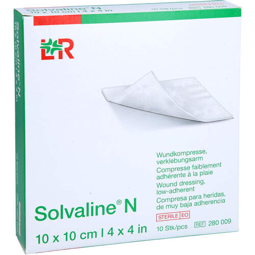 SOLVALINE N Kompressen 10x10 cm steril, 10 Stk., 1001 Artikel Medical GmbH