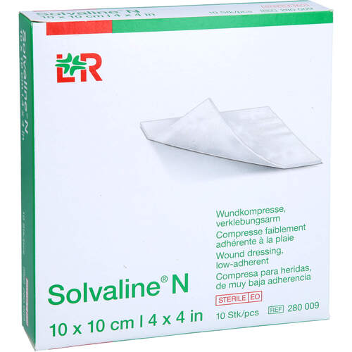 SOLVALINE N Kompressen 10x10 cm steril, 10 ST, 1001 Artikel Medical GmbH