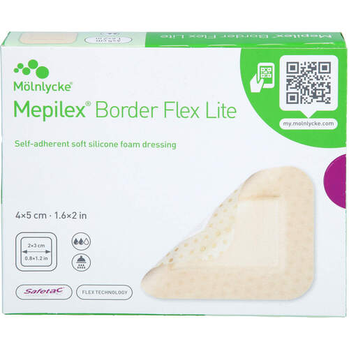 Mepilex Border Flex Lite Schaumverband 4x5 cm, 10 Stk., ToValCare GmbH