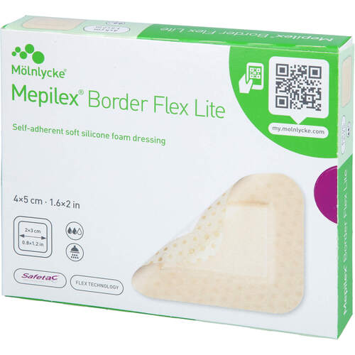 Mepilex Border Flex Lite Schaumverband 4x5 cm, 10 Stk., ToValCare GmbH