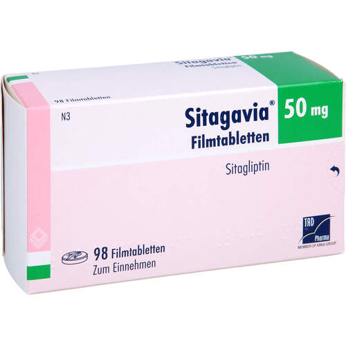 Sitagavia 50 mg Filmtabletten, 98 Stk., TAD Pharma GmbH