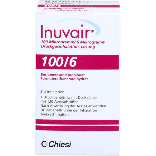 Inuvair 100/6 ug Druckgasinhalation 120Hub, 1 Stk., Orifarm GmbH