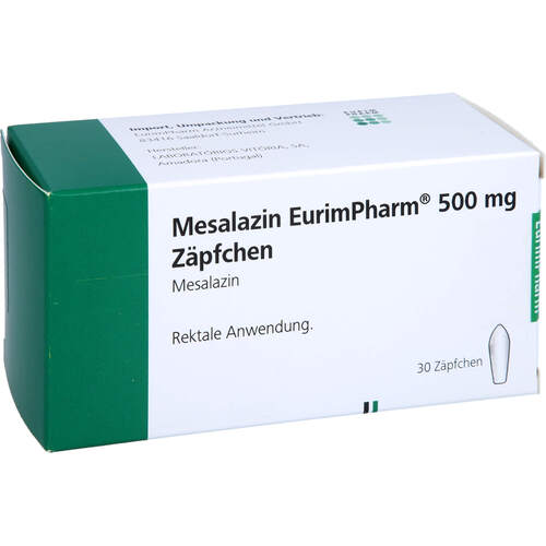 Mesalazin EurimPharm 500 mg Zäpfchen, 30 Stk., Eurimpharm Arzneimittel GmbH