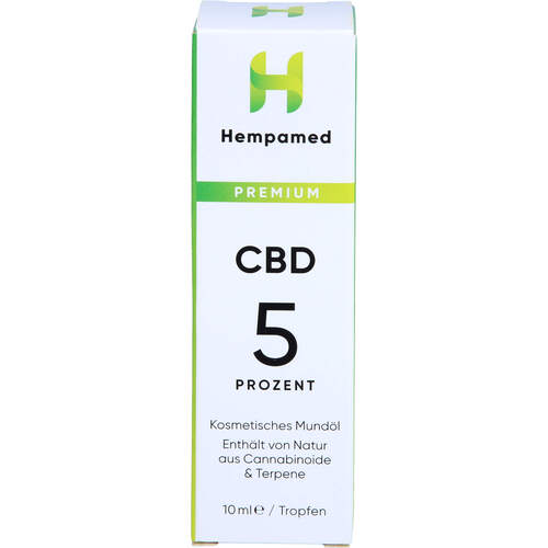Hempamed CBD Premium Mund&ouml;l 5%, 10 ml, SOLIDMIND Group GmbH