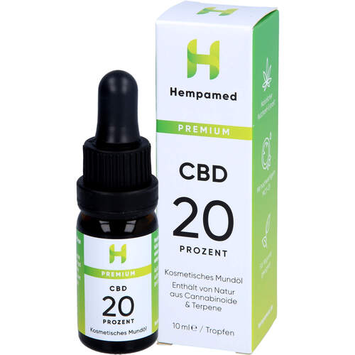 Hempamed CBD Premium Mund&ouml;l 20%, 10 ml, SOLIDMIND Group GmbH