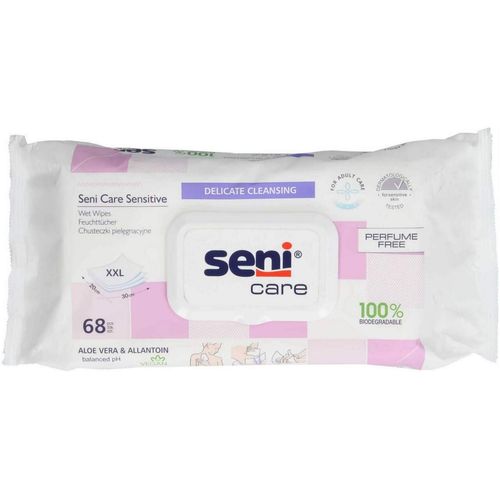 Seni Care Feuchtpfleget&uuml;cher Sensitive, 68 Stk., Tzmo Deutschland GmbH