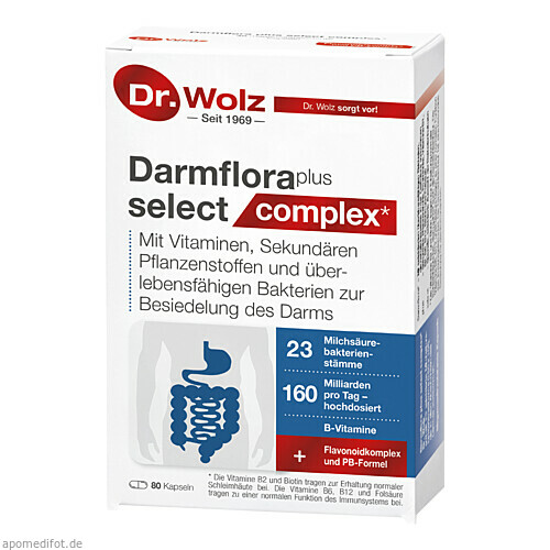 Darmflora plus select complex, 80 Stk., Dr. Wolz Zell GmbH
