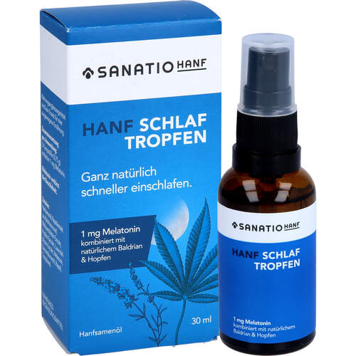 SANATIO Hanf Schlaf Tropfen, 30 ml, Sanity Care GmbH