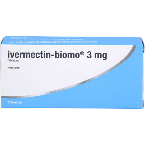 ivermectin-biomo 3 mg, 6 st, Biomo Pharma GmbH