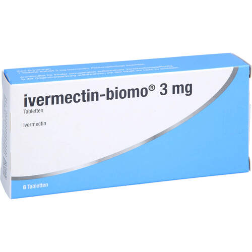 ivermectin-biomo 3 mg, 6 Stk., Biomo Pharma GmbH