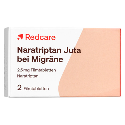 Naratriptan Juta b. Migr&auml;ne 2.5mg Filmtab/Redcare, 2 Stk., JUTA Pharma GmbH