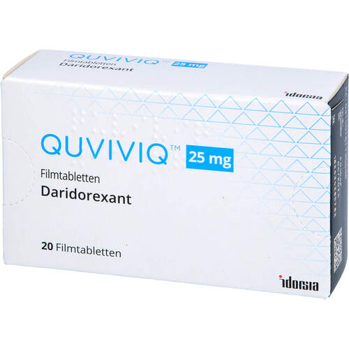 QUVIVIQ 25 mg Filmtabletten, 20 Stk., Idorsia Pharmaceuticals Germany GmbH