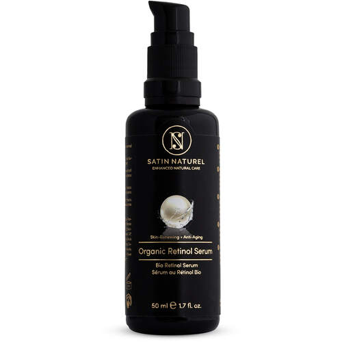 Satin Naturel BIO Retinol Serum Hochdosiert Vegan, 50 ml, Sylphar NV