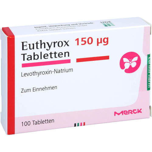 Euthyrox 150 ug Tabletten, 100 st, Eurimpharm Arzneimittel GmbH