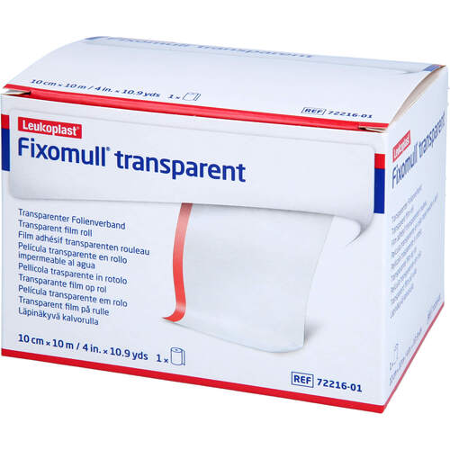 FIXOMULL transparent 10 cmx10 m, 1 Stk., Fd Pharma GmbH
