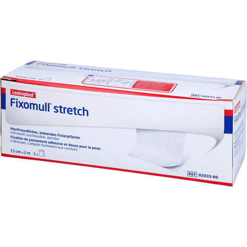 FIXOMULL stretch 15 cmx2 m, 1 Stk., zelhealth GmbH