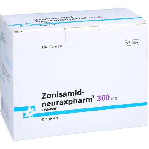 Zonisamid-neuraxpharm 300 mg Tabletten, 196 Stk., neuraxpharm Arzneimittel GmbH