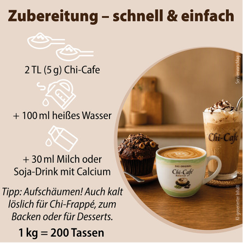 Chi-Cafe balance Nachf&uuml;llbeutel, 1000 g, Dr. Jacob's Medical GmbH
