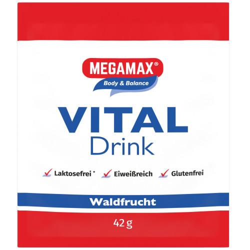 MEGAMAX VITAL DRINK Waldfrucht, 42 g, Megamax B.V.
