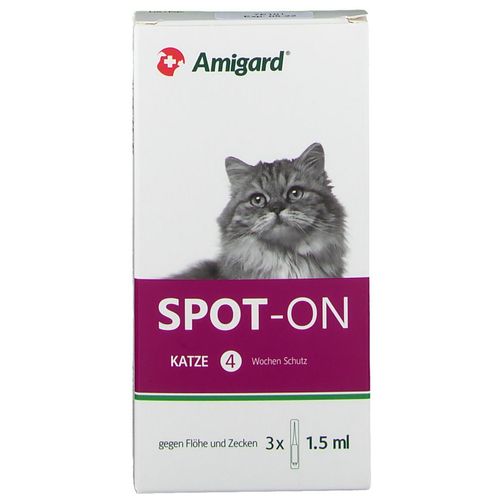 Amigard Spot-on Katze, 3x1,5 ml, Amigard GmbH