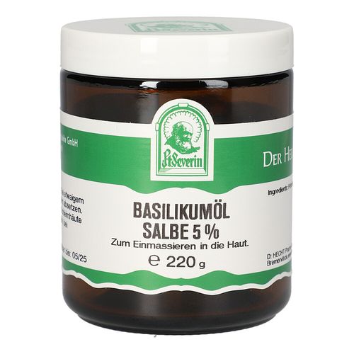 Basilikumöl Salbe 5%, 220 g, Hecht-Pharma GmbH
