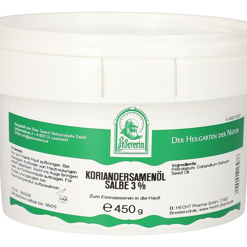 Koriandersamenöl Salbe 3%, 450 g, Hecht-Pharma GmbH